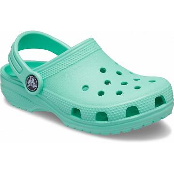 Zuecos Crocs Classic Niña Verde Menta | Mexico 1577JPQJ